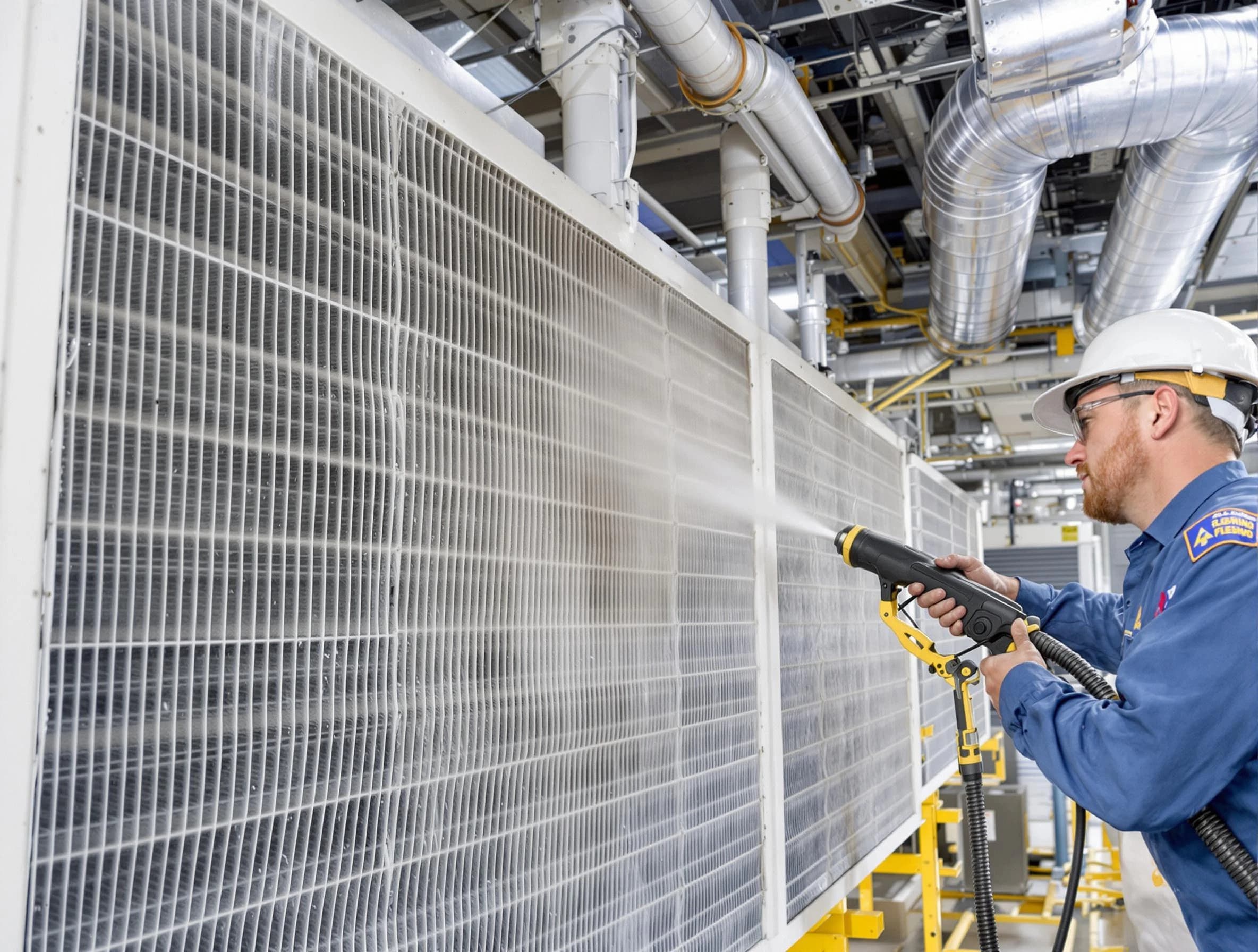 Professional commercial coil cleaning by Stafford Courthouse Air Duct Cleaning in Stafford Courthouse