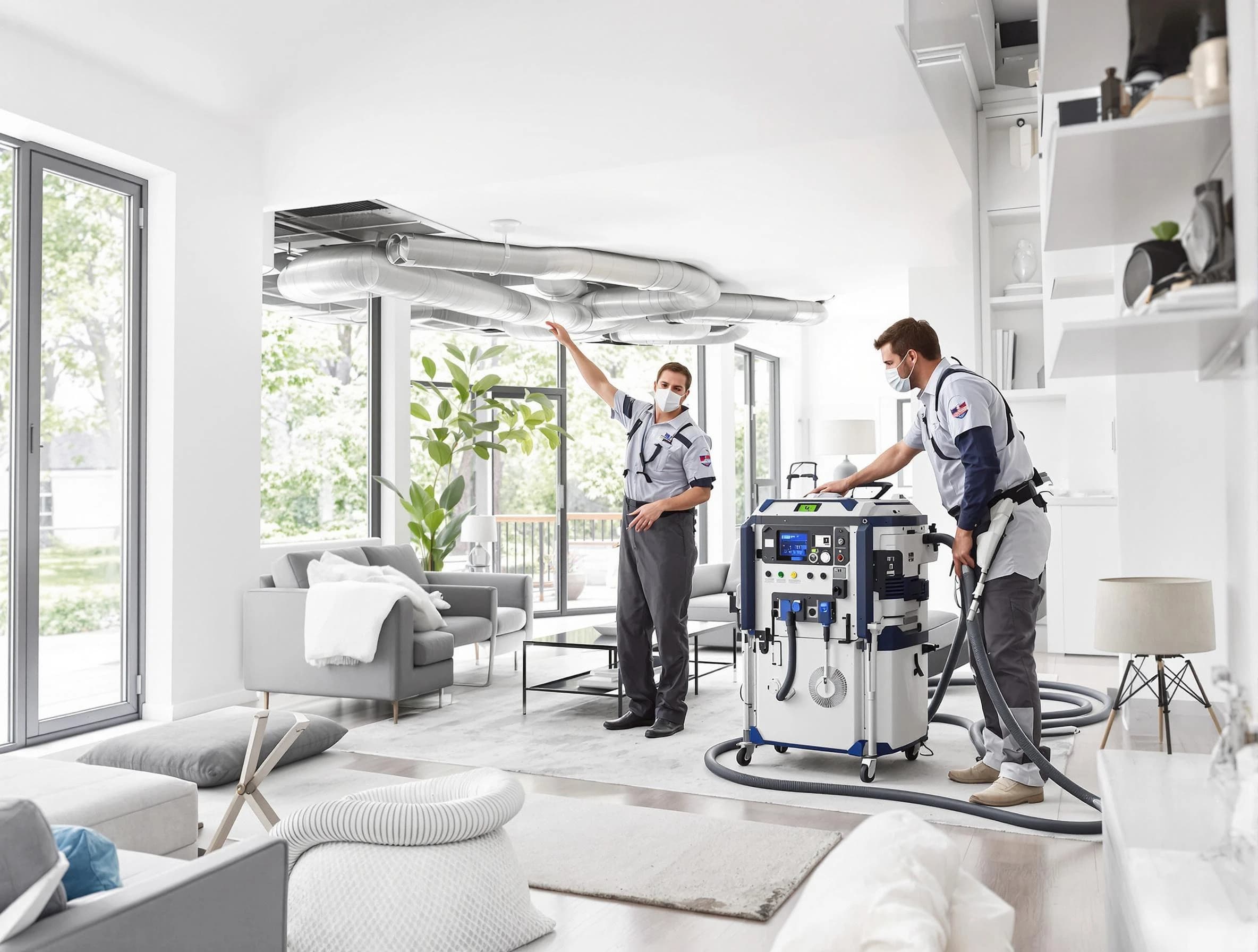 Stafford Courthouse Air Duct Cleaning professional conducting pure air duct cleaning with state-of-the-art equipment in Stafford Courthouse