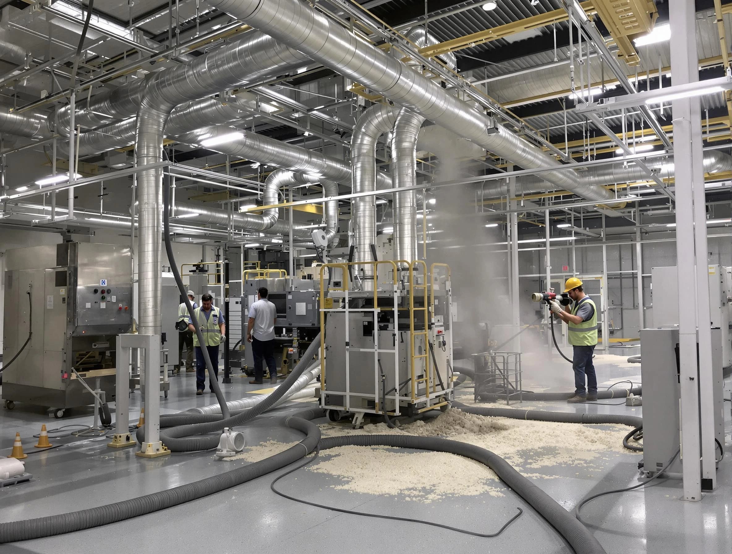 Heavy-duty industrial duct cleaning by Stafford Courthouse Air Duct Cleaning in Stafford Courthouse