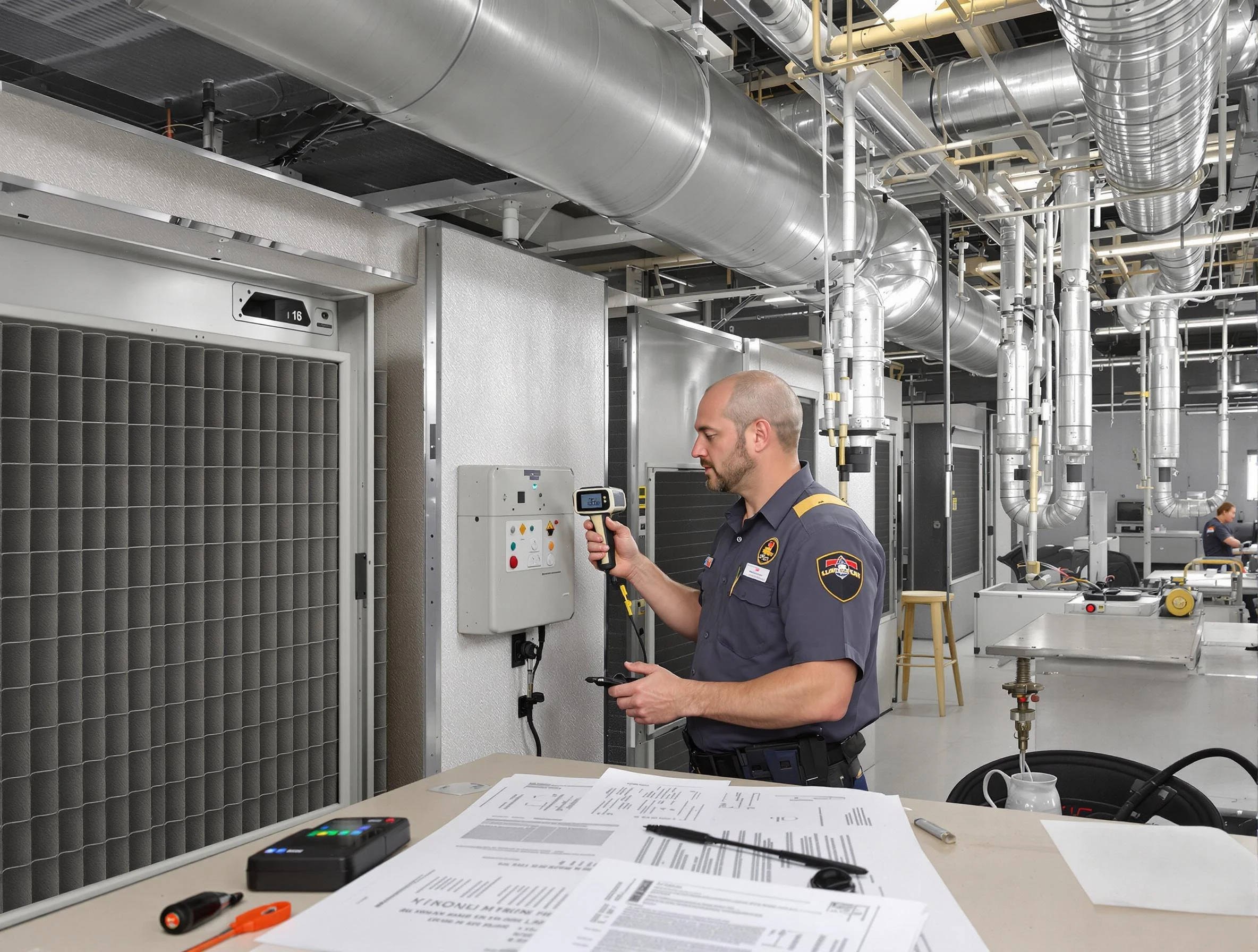 Professional filter system inspection by Stafford Courthouse Air Duct Cleaning in Stafford Courthouse